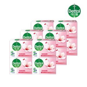 [데톨] 스킨케어 항균비누 100g 1입 x12개
