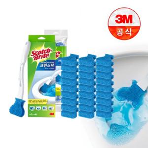 [3M]변기청소용 크린스틱 핸들+리필 28입외 용도별 크린스틱 모음/변기세정제 변기솔