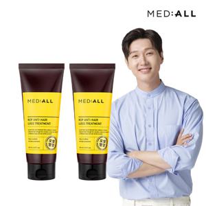 메디올 두피 청정 단백질 모발 손상 케어 트리트먼트 200ml 우디허발향 x2개