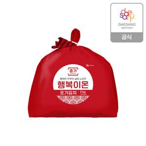 종가 행복이온포기김치 5kg