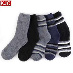 [옷자락]남자 국내산 보들 꿀잠 탁텔 수면양말 5족택1 세트