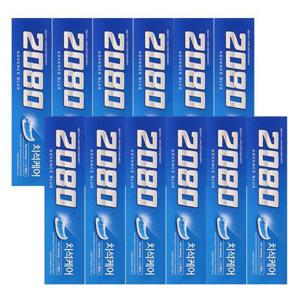 애경 2080 어드밴스 블루 치약 150gX12개