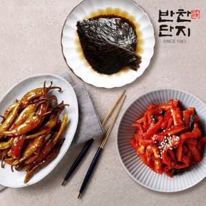 [반찬단지] 무말랭이1Kg+고추무침1Kg+간장깻잎1Kg