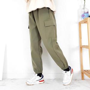 [일공삼에스티]융기모 아노락 카고 조거 팬츠 빅사이즈 융털 바지