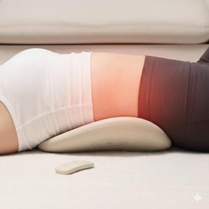 오아 웨이스트레쳐 무선 EMS 저주파 등 허리 마사지기 스트레칭 온열 찜질 안마기