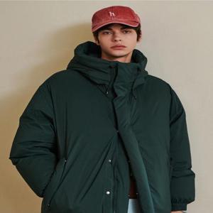 헤지스 남성 [스테디셀러]그린 리버시블 패딩점퍼  (WHJU4D809E3)