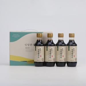 [신앙촌] 양조간장 선물세트 K 4호 (생명물간장 500mL×4)