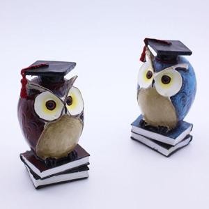 (쓰리몰) 박사 부엉이 장식품 인테리어소품 수능대박 WD69C7D