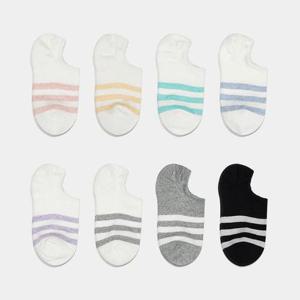 [노디자인]PG 엄마용/학생용 파스텔 3선 덧신 (5족) 세트 여자 양말 페이크삭스 학생 주니어 데일리 캐릭..