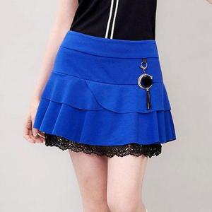 [체스]로세린 여성골프 레이스 캉캉스커트 여자골프치마 여성여름골프스커트 골프여름치마