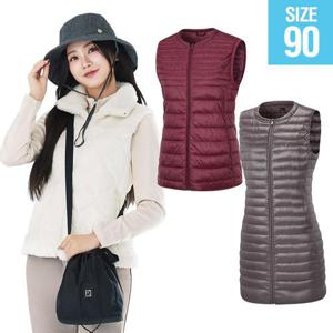 [콜핑]콜핑 여성 겨울 90특정사이즈 경량 등산 패딩 조끼 균일가 6종
