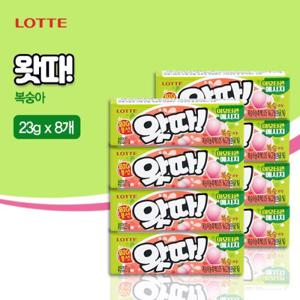 [롯데] 왓따 풍선껌 복숭아(23gx8개)