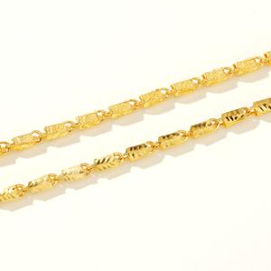 [새미쥬얼리] 24k 순금 클로버 남성 체인목걸이 총10돈 (18k장식 포함)