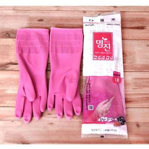 명진 고무장갑 바이리빙 대 핑크 (W75D84E)