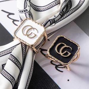 이니셜 스카프링 스카프 고리 쁘띠 클립 버클 방도 홀[WD2AB5B] (KSY_WD2AB5B)