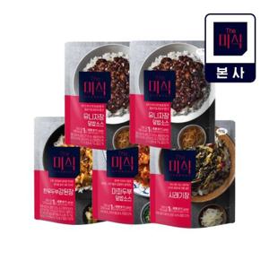 [더미식] 덮밥소스 버라이어티팩(5종) 10개(유니자장2/크림카레2/마파두부2/강된장2/시래기장2)