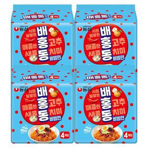 농심 배홍동 비빔면 137g X 16봉