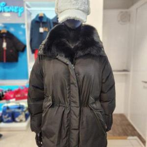 [디즈니골프]DN8LJP032 여성 겨울 구스다운 폭스 퍼 점퍼