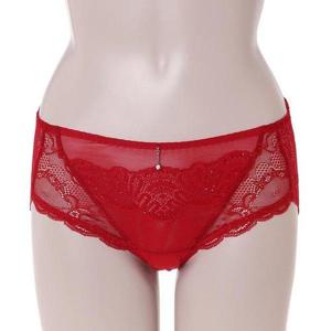갤러리아_비비안 스팽글 자가드 백레이스팬티 BP977AL/RED