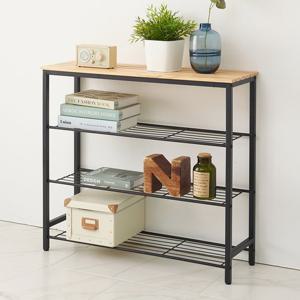 예다움 카디프 다용도 미니 원목 수납 선반 4단 800