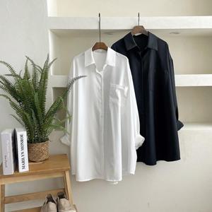 여자 여름 스판박스 블라우스 셔츠