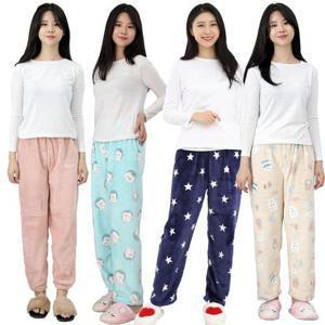 여성 남성 겨울 수면잠옷 잠옷바지 파자마 홈웨어 WB23B64