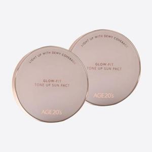 [엘루맘] 에이지투웨니스 글로우핏 톤업 선팩트 12.5g 2개