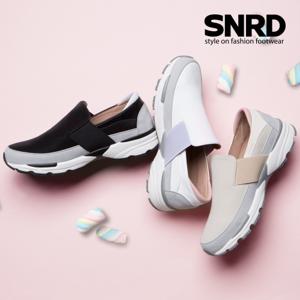 [무료배송][Mooda] 국내산 키높이(5cm) 고탄성 여성 마시멜로 슬립온슈즈