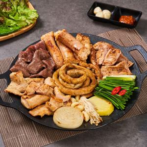 소곱창 160g+소대창 200g+소막창 200g+소염통 200g