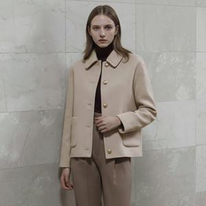 [엘루아] 울 블랜드 핸드메이드 하프코트 3종택1