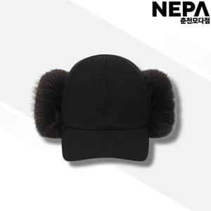 [네파]네파 군밤모자 등산 뒤마개 모자 남성 여성 털모자 이어플랩 아벨 퍼 볼캡 7LF7420 C01
