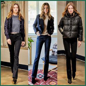 [텐텐 특가][콘스텅스 파리] 여성 기모 라이크라 세미 플레어핏 데님 3종