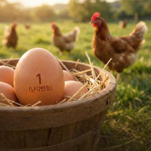 HACCP인증 무항생제 동물복지 유정란 특란 30구(난각번호1번)