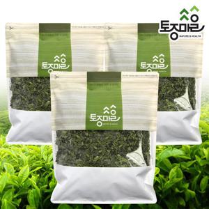 [토종마을]국산 녹차 300g  X 3팩(900g)_건조녹차잎_건녹차