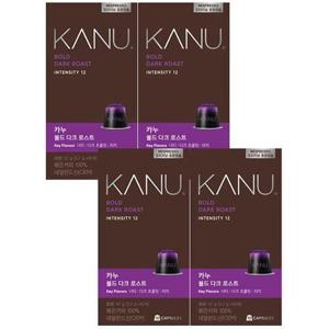 갤러리아_카누 캡슐커피 볼드 다크 네스프레소 호환 10캡슐x4개