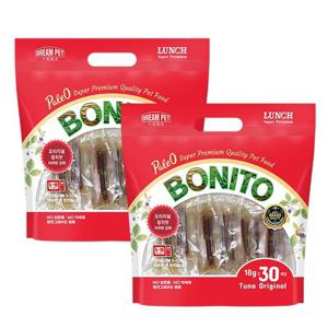 런치보니또 60개 참치맛 타우린강화 고양이간식