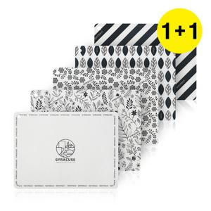 시라쿠스 인덕션 보호매트, 식탁매트 사각(대) 35×26cm 2개 구성