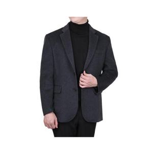 [리빌모아]남성 겨울 자켓 정장 셔츠 니트 핸드메이드 콤비LV-COW-23-진회색