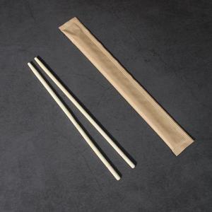 일회용젓가락 나무젓가락 크라프트 무지 둥근 1000개 (WF30985)