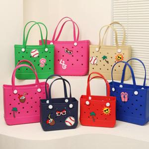 [루즈루나] 리린 한가인 사우나 방수 수영 비치백 목욕 가방 대용량 젤리백