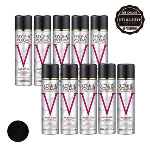 [기타 (뷰티)]더마클라센 스타일앤 볼륨짱짱 흑채 스프레이 블랙 120ml x10
