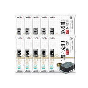 [신세계]두번구운 진도 토종 특곱창돌김 35g(10매) x10봉