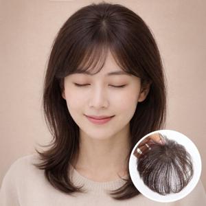 3초 똑딱 정수리 커버 가발 헤어핀 풍성한 정수리 볼륨감UP