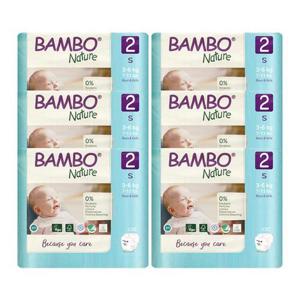 밤보네이처 밤보그린 기저귀 밴드형 2단계 소형 공용 30매X6개