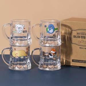 선물하기 좋은 특이한 캐릭터 소주잔 세트