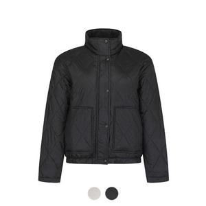 [폴햄][폴햄] 여성 하이넥 카라 보아 퀼팅 점퍼_PHD4JP2080