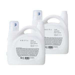 [생활공작소] 고농축 섬유유연제 베이비파우더향 5.5L x 2개