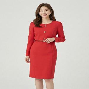 [꼼빠니아][꼼빠니아]페미닌 벨티드 원피스-CS23OP0202241A