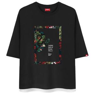 플라워액자 7부티 오버핏 빅사이즈 남자여성