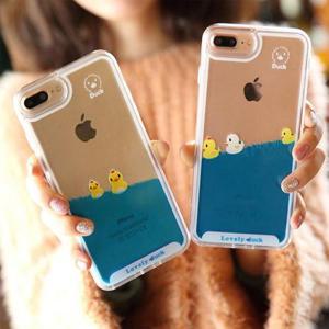 아이폰X/XS/XR/XS MAX 러버덕아쿠아케이스